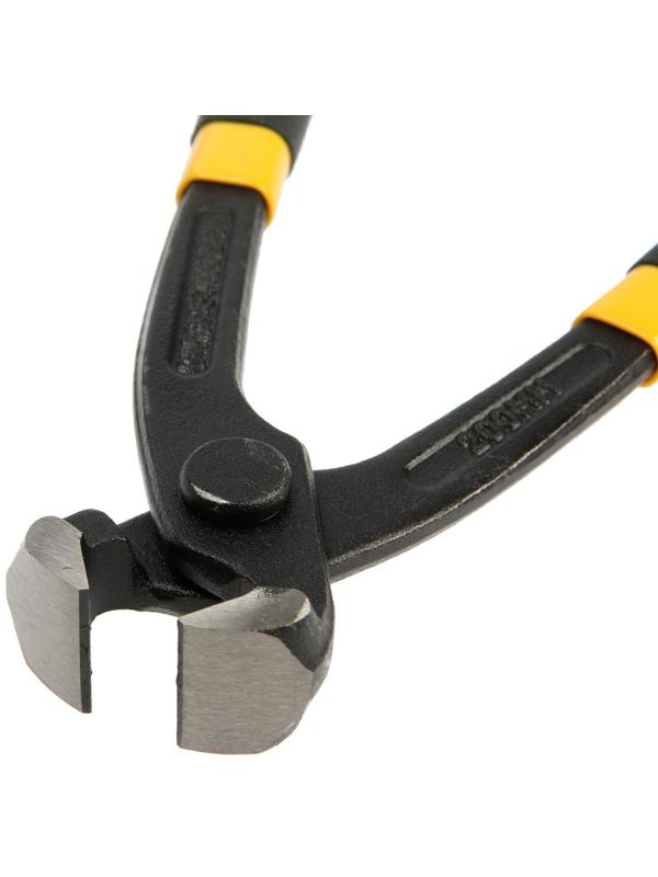 Клещи вязальные ТУНДРА, CrV, прямые обрезиненные рукоятки, 200 мм