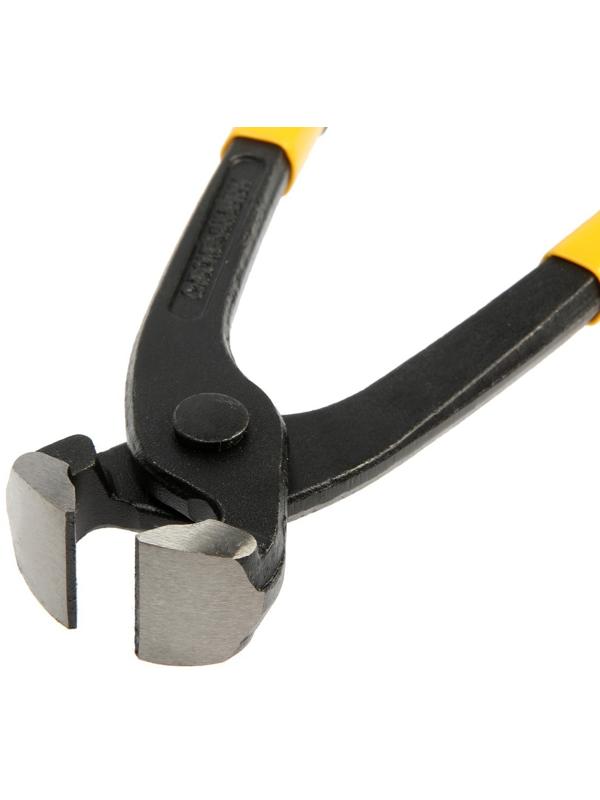 Клещи вязальные ТУНДРА, CrV, прямые обрезиненные рукоятки, 250 мм
