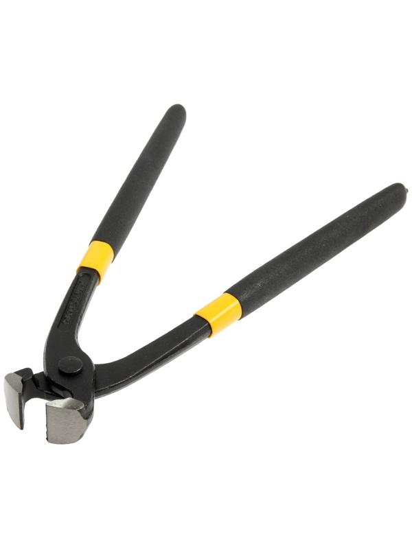 Клещи вязальные ТУНДРА, CrV, прямые обрезиненные рукоятки, 250 мм