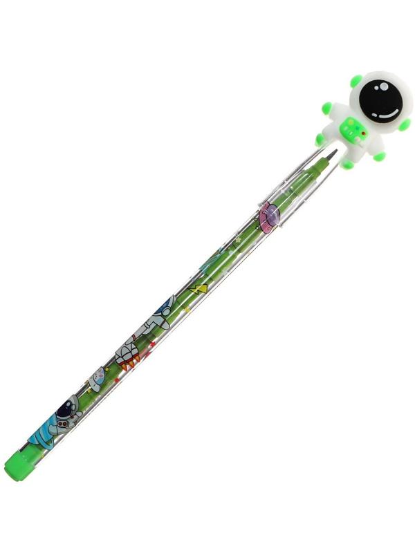 Карандаш секционный чернографитный Космонавт МИКС