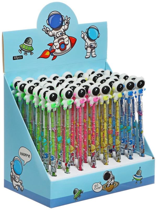 Карандаш секционный чернографитный Космонавт МИКС