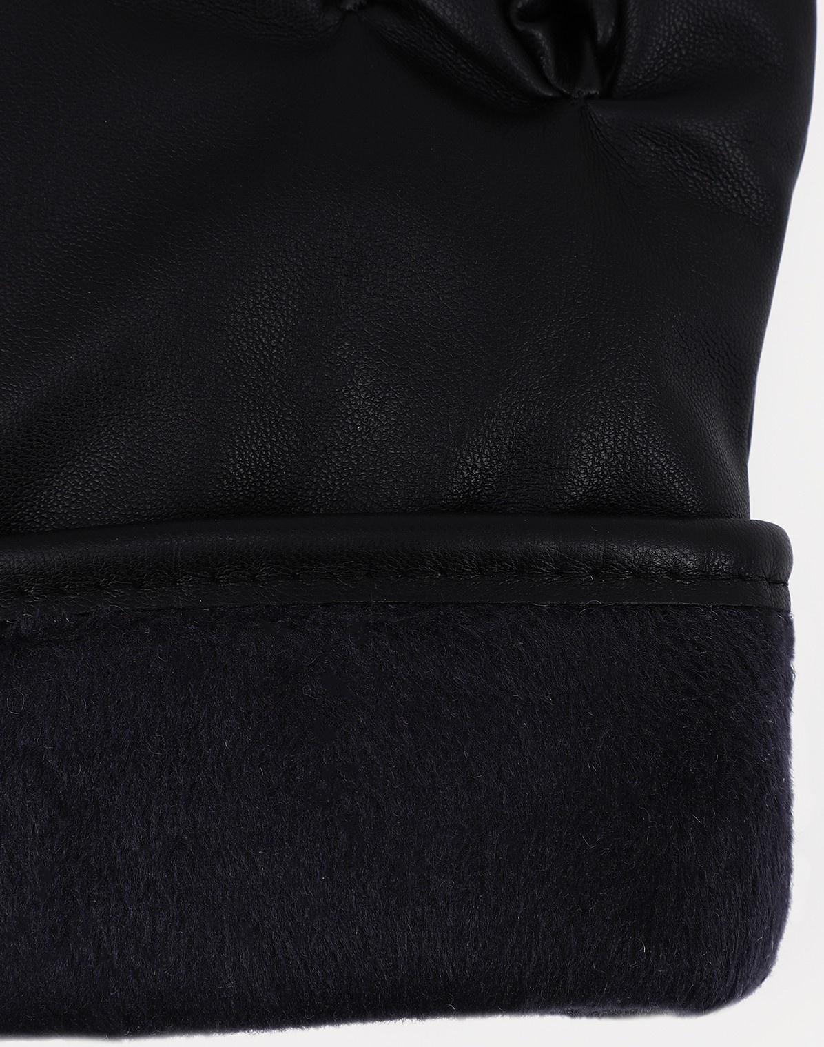 Перчатки мужские, безразмерные, с утеплителем, цвет чёрный