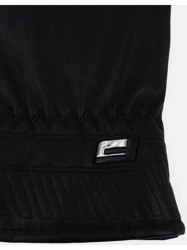 Перчатки мужские, безразмерные, с утеплителем, цвет чёрный