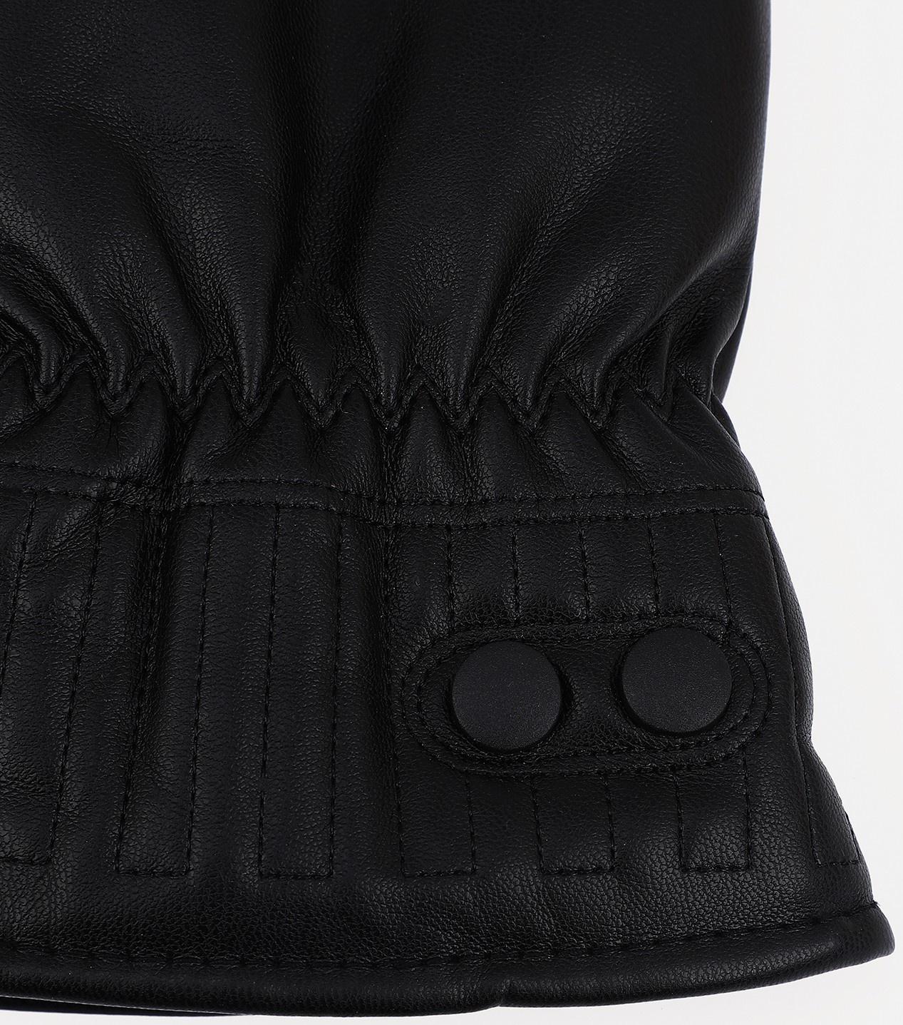 Перчатки мужские, безразмерные, с утеплителем, цвет чёрный