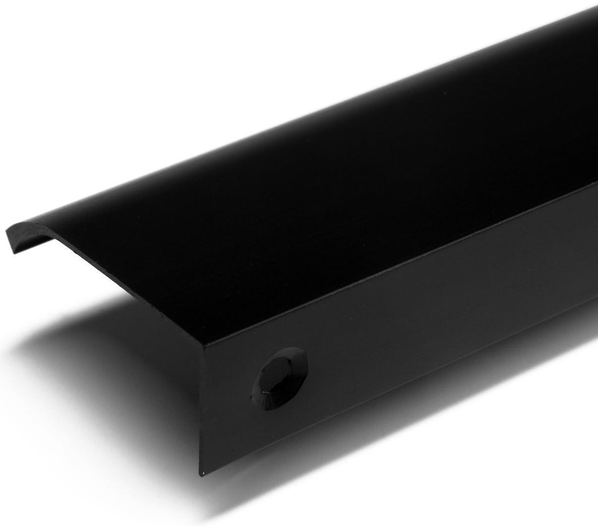 Ручка торцевая CAPPIO, L=150 мм, м/о 128 мм, цвет черный