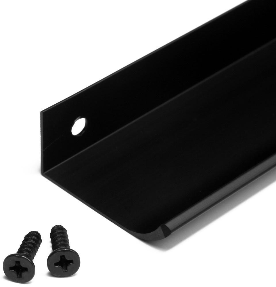 Ручка торцевая CAPPIO, L=150 мм, м/о 128 мм, цвет черный