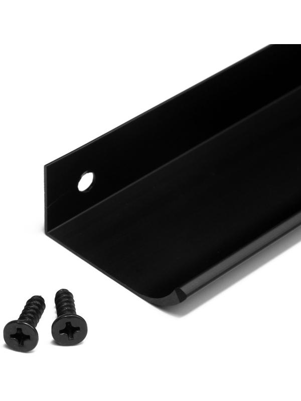 Ручка торцевая CAPPIO, L=150 мм, м/о 128 мм, цвет черный