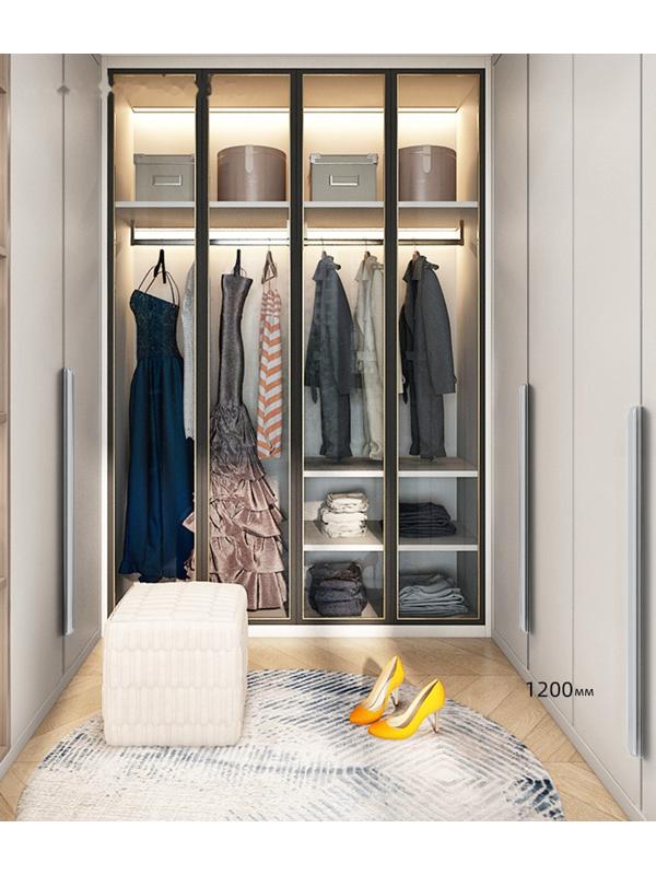 Ручка торцевая CAPPIO, L=1200 мм, м/о 1160 мм, цвет матовый хром