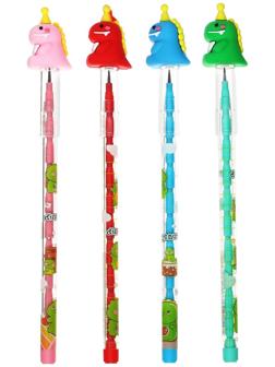 Карандаш секционный-прикол МИКС Динозавр