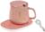 Кружка с подогревом LSK-1501, от USB, 16 Вт, розовая