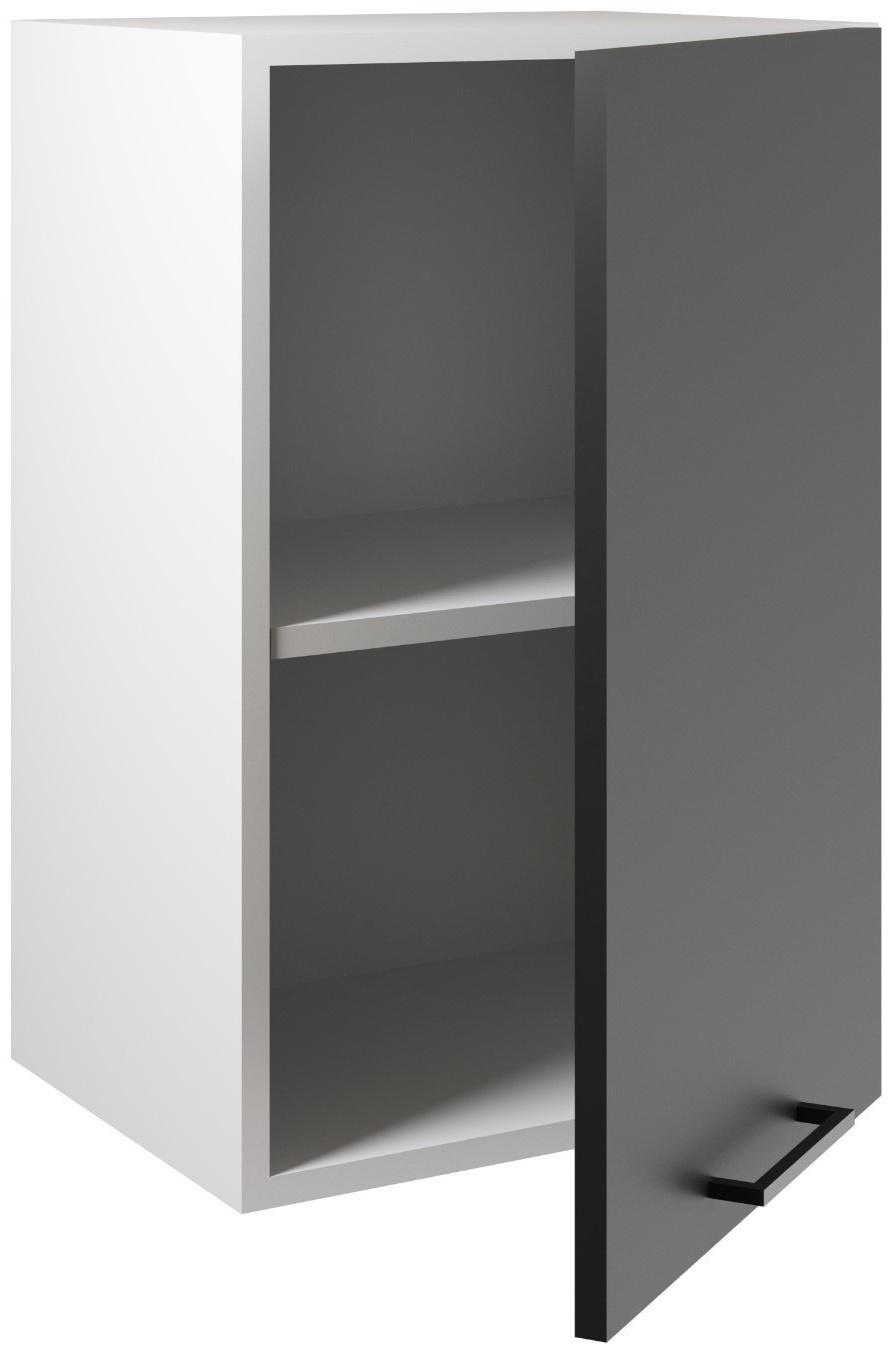 Шкаф навесной 400 Симпл, 400х300х600, Антрацит/Белый