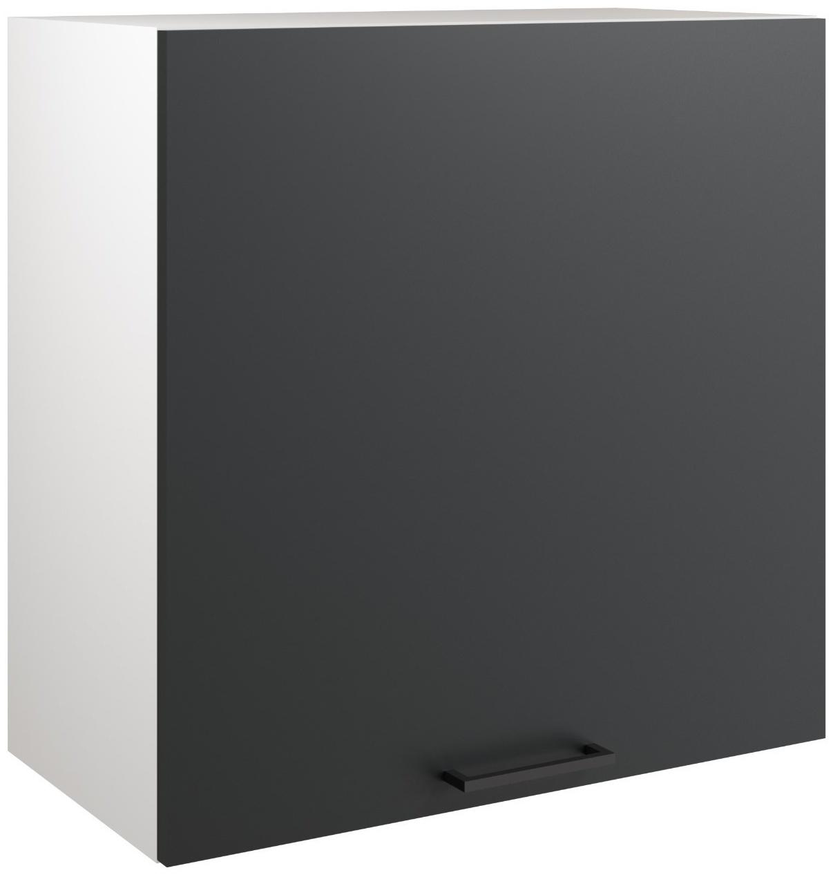 Шкаф навесной 600 Симпл, 600х300х600, Антрацит/Белый