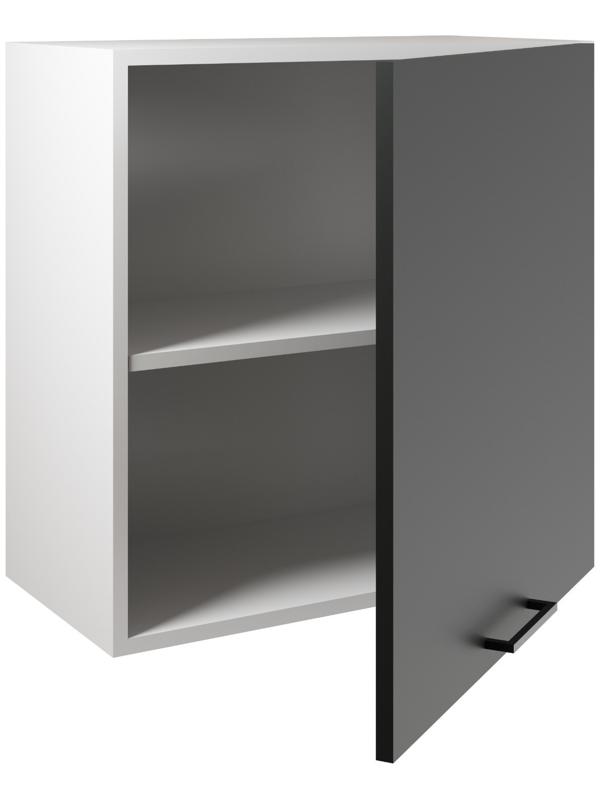 Шкаф навесной 600 Симпл, 600х300х600, Антрацит/Белый