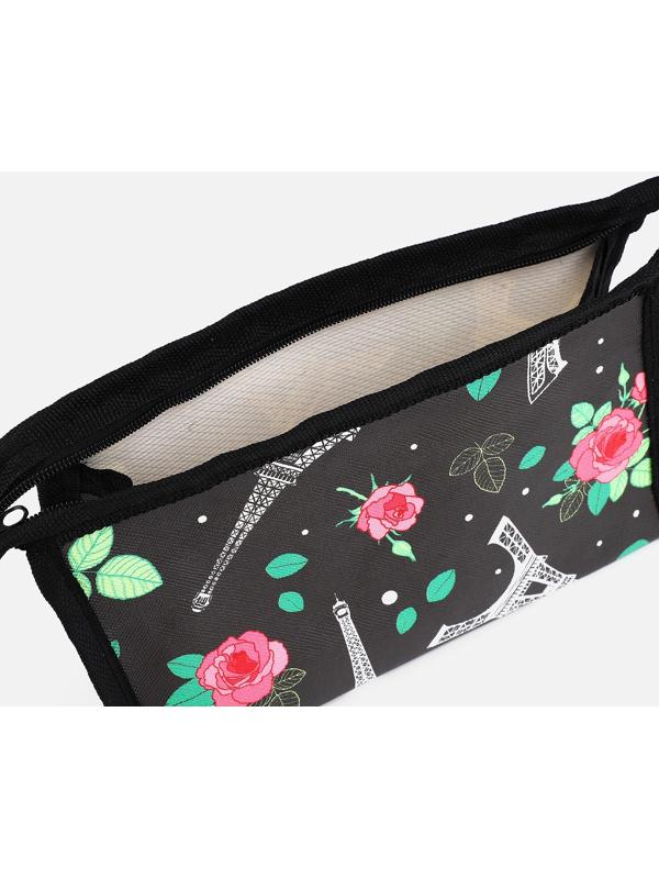 Косметичка на молнии, цвет черный