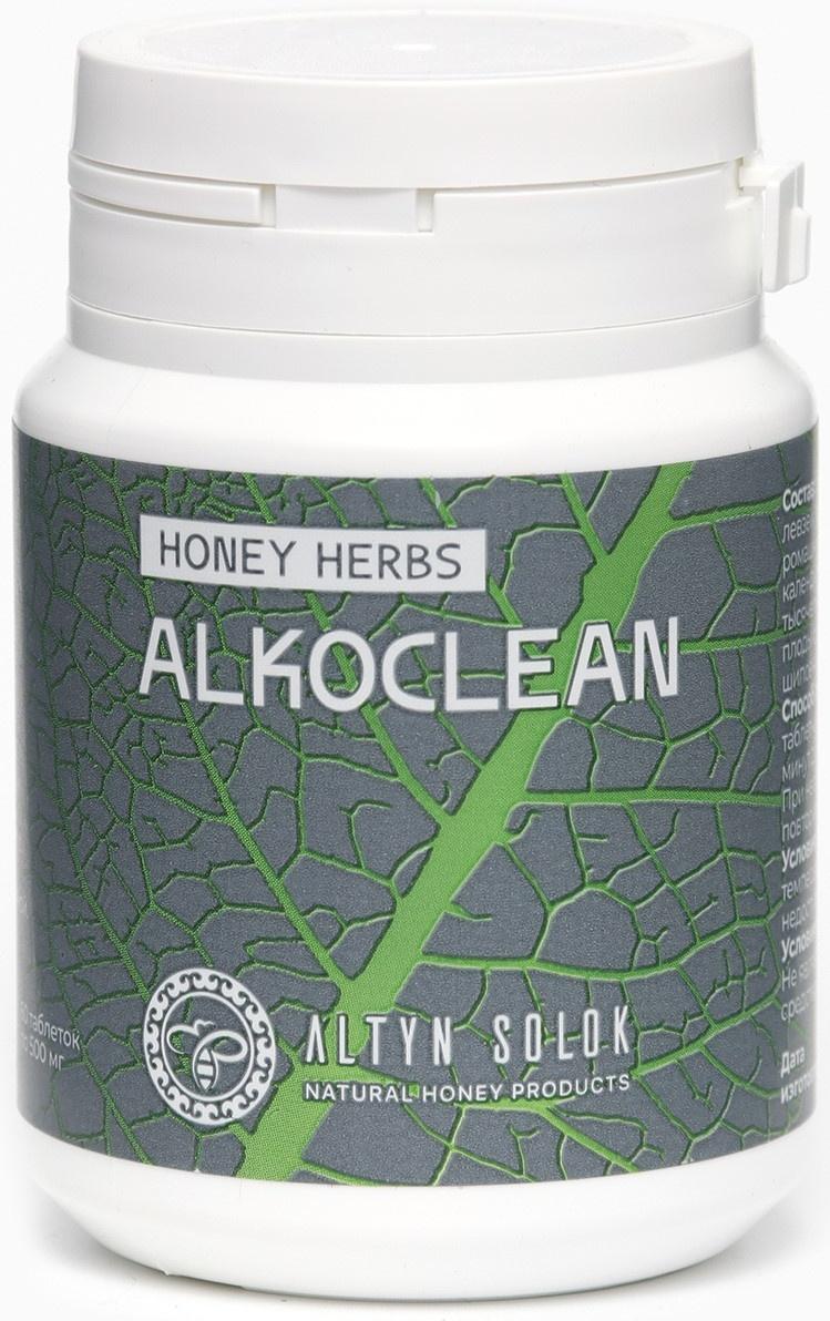 Комплекс Alkoclean HONEY HERBS, 60 таблеток по 500 мг