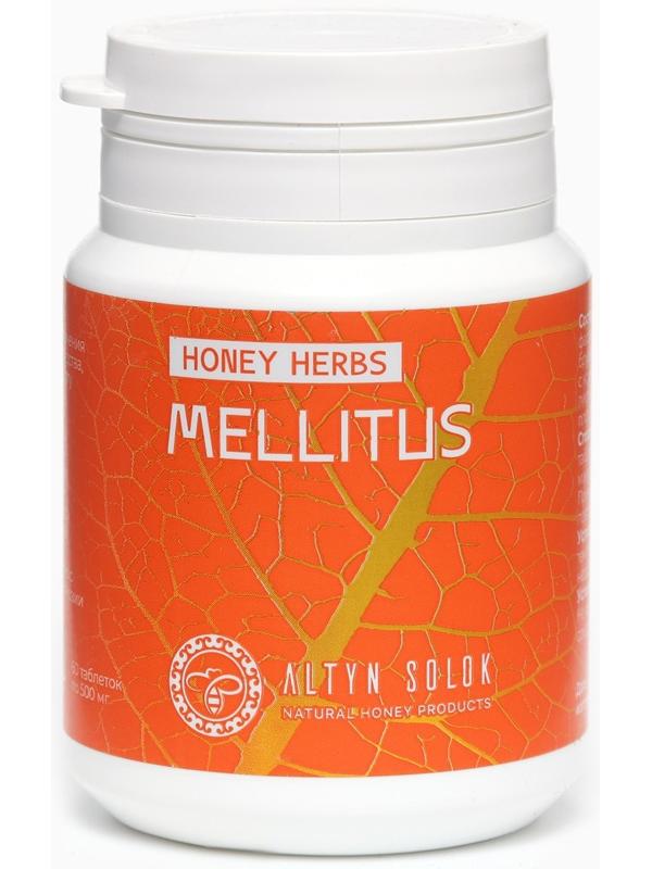 Комплекс Mellitus HONEY HERBS, 60 таблеток по 500 мг