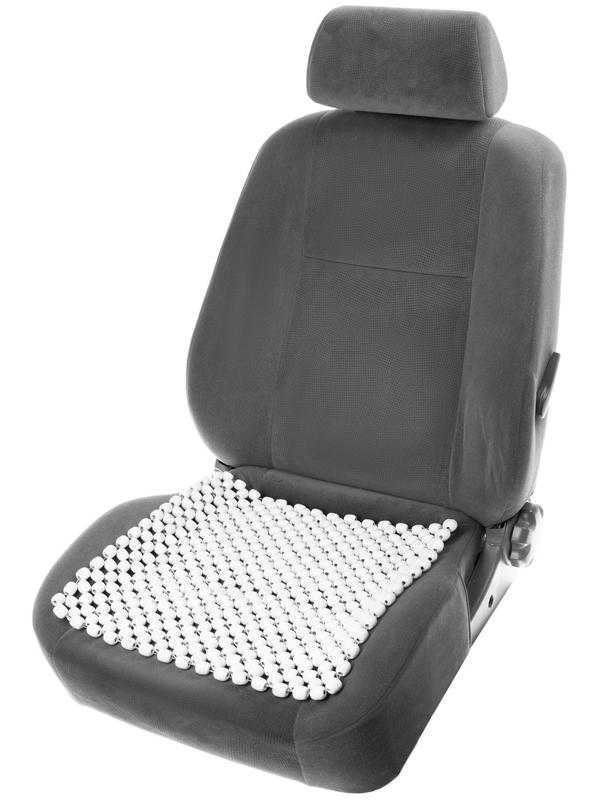 Накидка-массажер TORSO на сиденье 42х42 см, дерево, белый