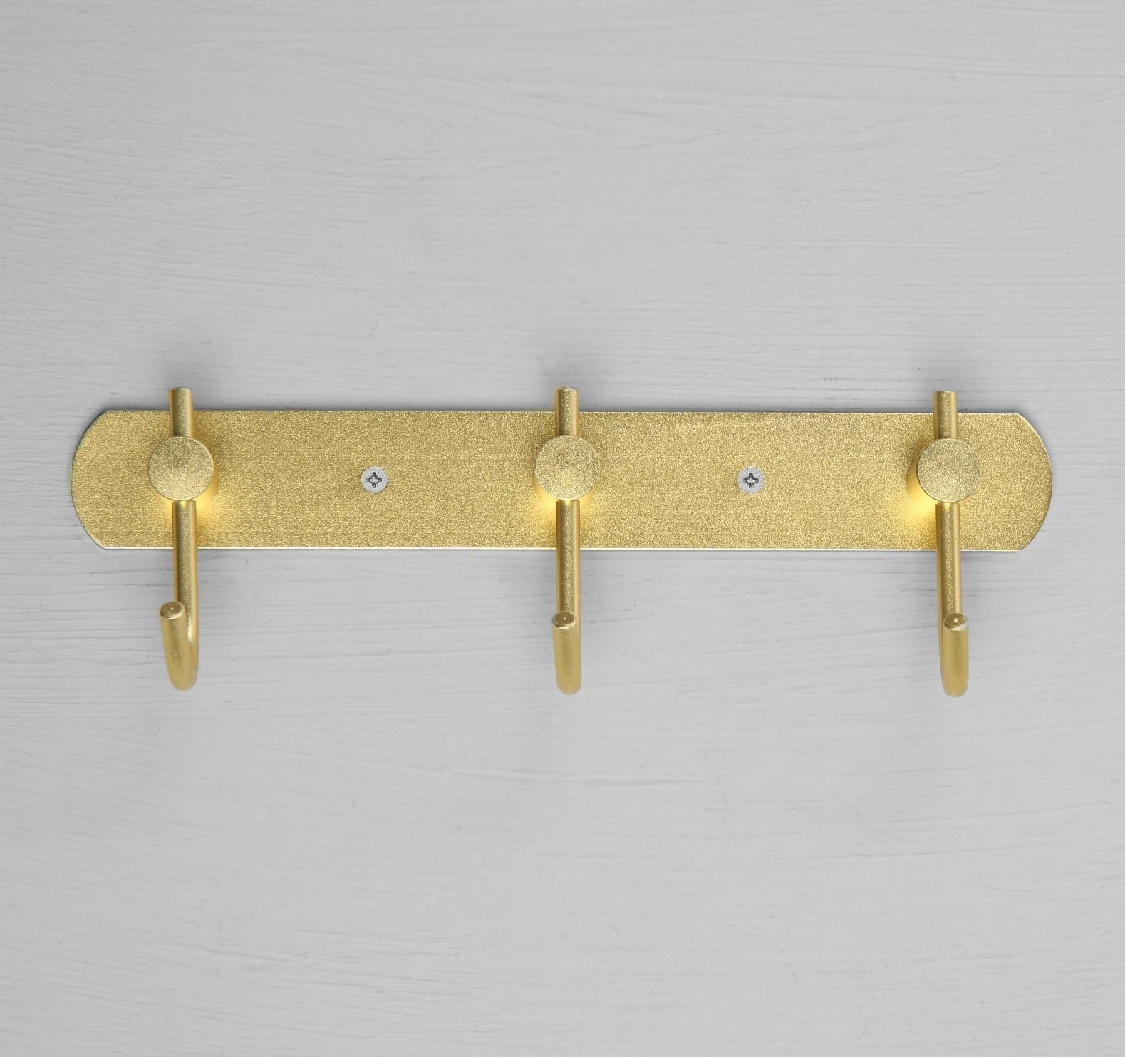 Вешалка с тремя крючками CAPPIO VC100, цвет золотой