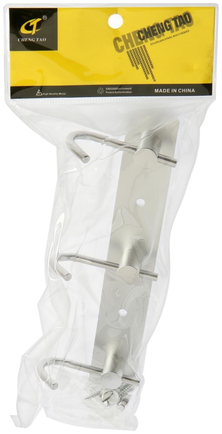 Вешалка с тремя крючками CAPPIO VC100, цвет матовый хром