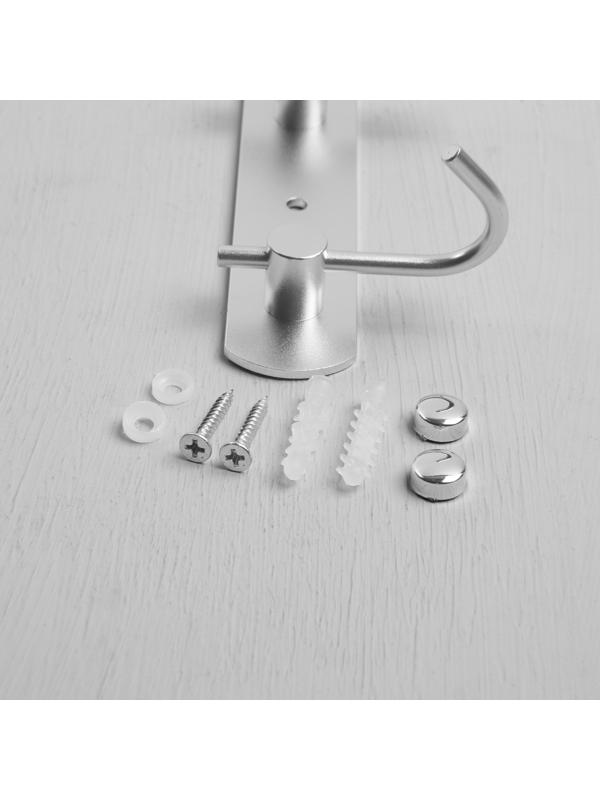 Вешалка с тремя крючками CAPPIO VC100, цвет матовый хром