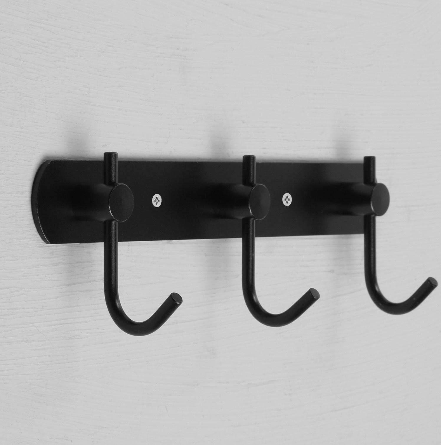 Вешалка с тремя крючками CAPPIO VC100, цвет черный