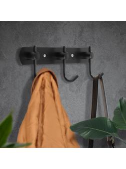 Вешалка с тремя крючками CAPPIO VC100, цвет черный