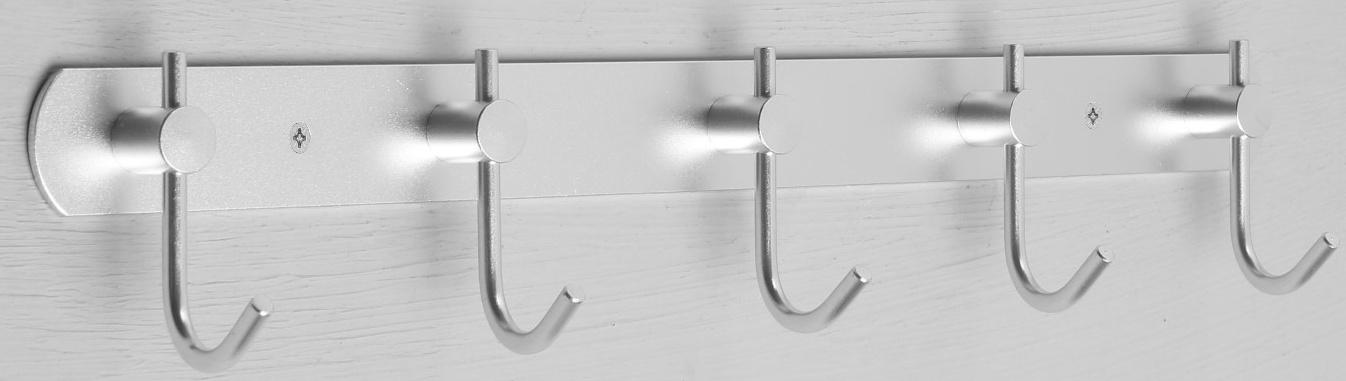 Вешалка с пятью крючками CAPPIO VC100, цвет матовый хром