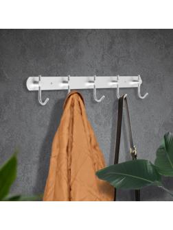 Вешалка с пятью крючками CAPPIO VC100, цвет матовый хром