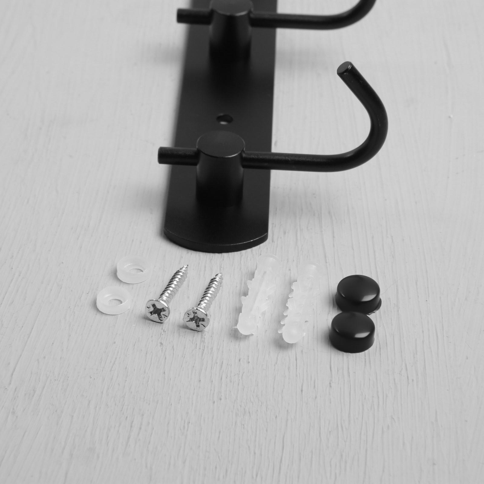 Вешалка с пятью крючками CAPPIO VC100, цвет черный