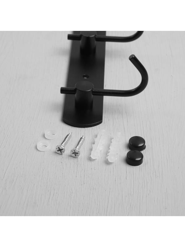 Вешалка с пятью крючками CAPPIO VC100, цвет черный