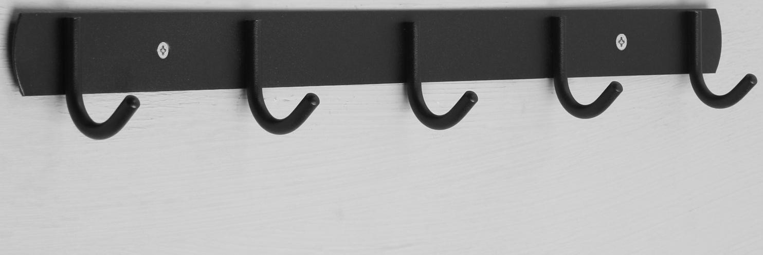 Вешалка с пятью крючками CAPPIO VC102, цвет черный