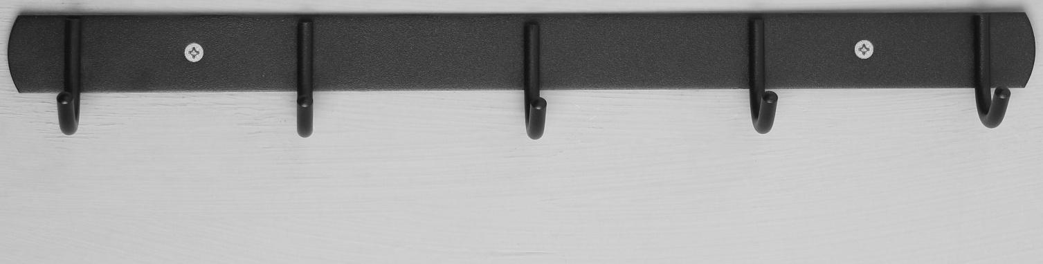 Вешалка с пятью крючками CAPPIO VC102, цвет черный