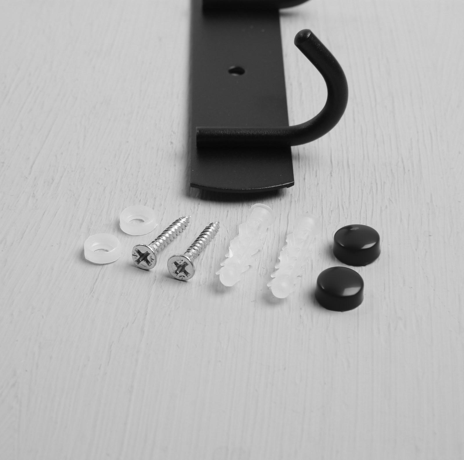 Вешалка с пятью крючками CAPPIO VC102, цвет черный