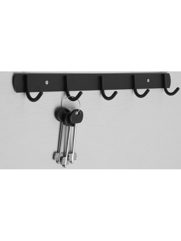 Вешалка с пятью крючками CAPPIO VC102, цвет черный