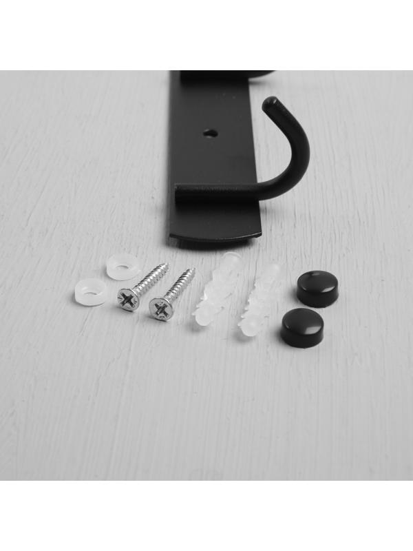 Вешалка с пятью крючками CAPPIO VC102, цвет черный