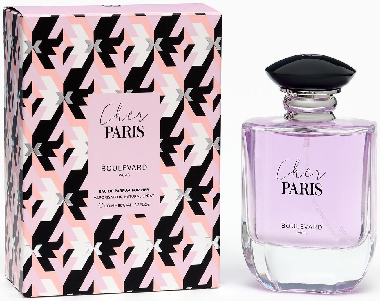 Парфюмерная вода женская BOULEVARD PARIS Cher PARIS  EAU DE PARFUM, 100 мл