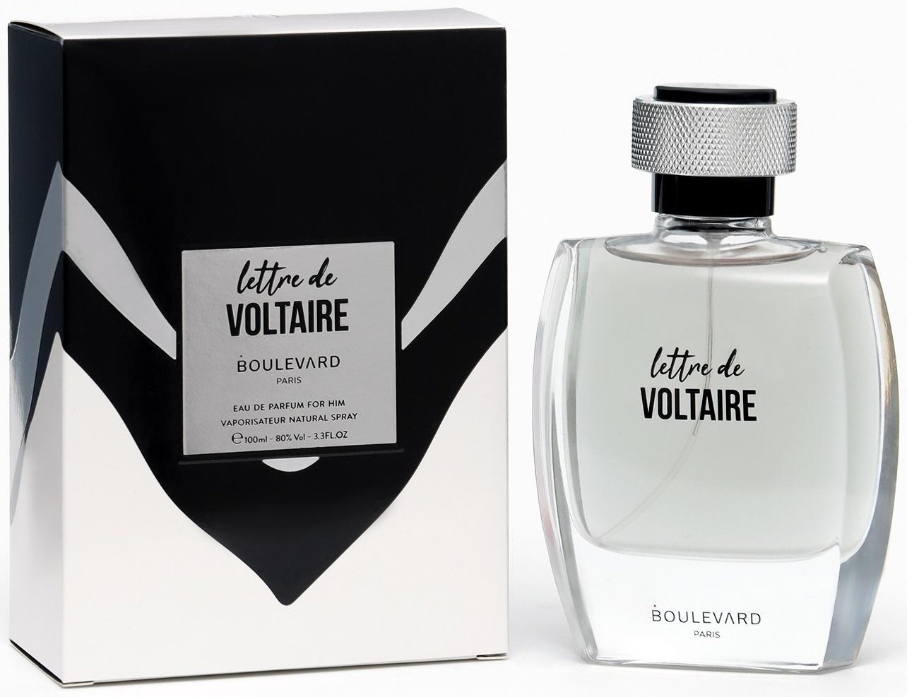 Парфюмерная вода мужская BOULEVARD PARIS lettre de VOLTAIRE EAU DE PARFUM, 100 мл