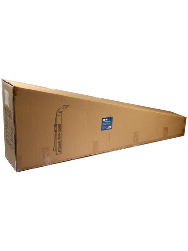 Душевая панель ZEIN B-14, 4-х функциональная, нержавеющая сталь, черный