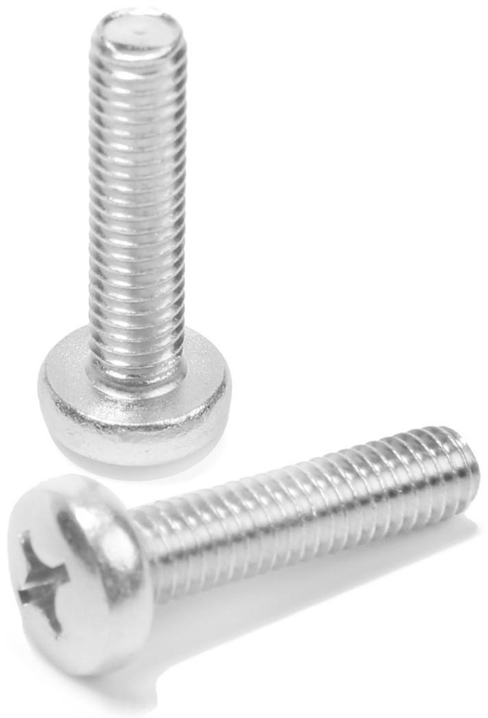 Винт, с полукруглой головкой, оцинкованный, DIN7985, М6х25 мм, 500 шт