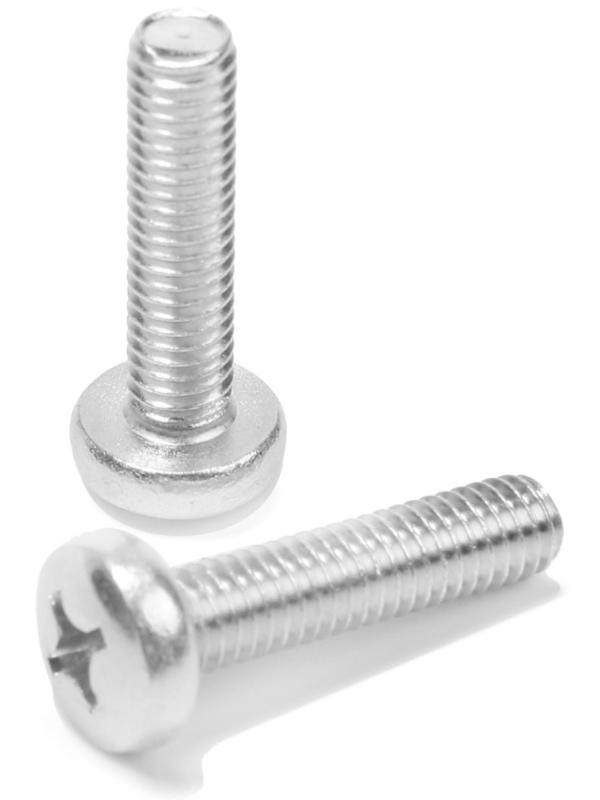 Винт, с полукруглой головкой, оцинкованный, DIN7985, М6х25 мм, 500 шт