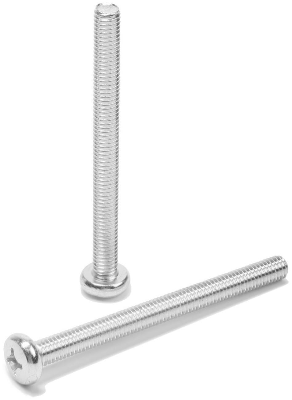 Винт, с полукруглой головкой, оцинкованный, DIN7985, М6х70 мм, 150 шт