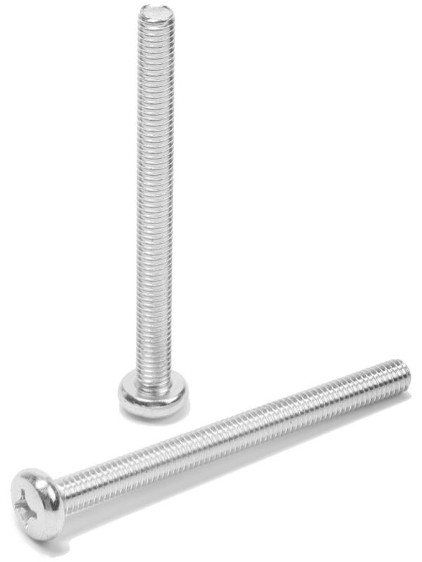 Винт, с полукруглой головкой, оцинкованный, DIN7985, М6х70 мм, 150 шт