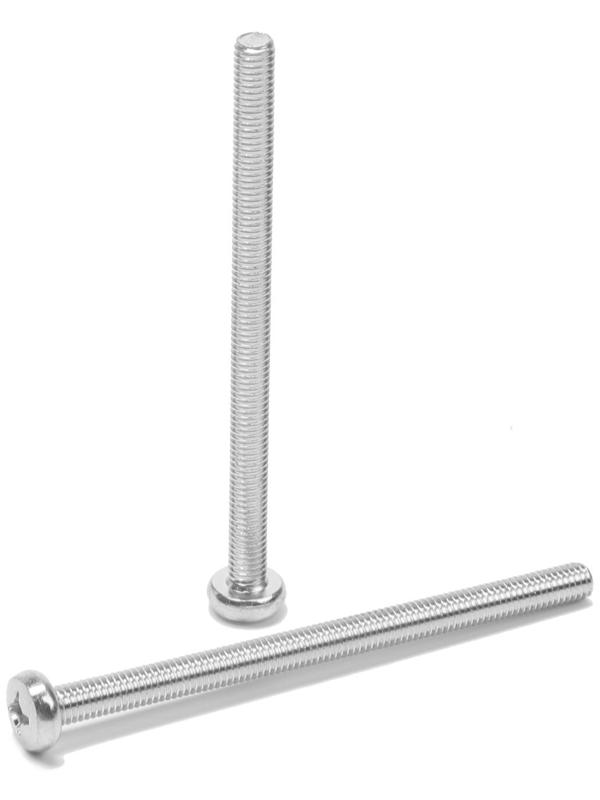 Винт, с полукруглой головкой, оцинкованный, DIN7985, М6х90 мм, 100 шт