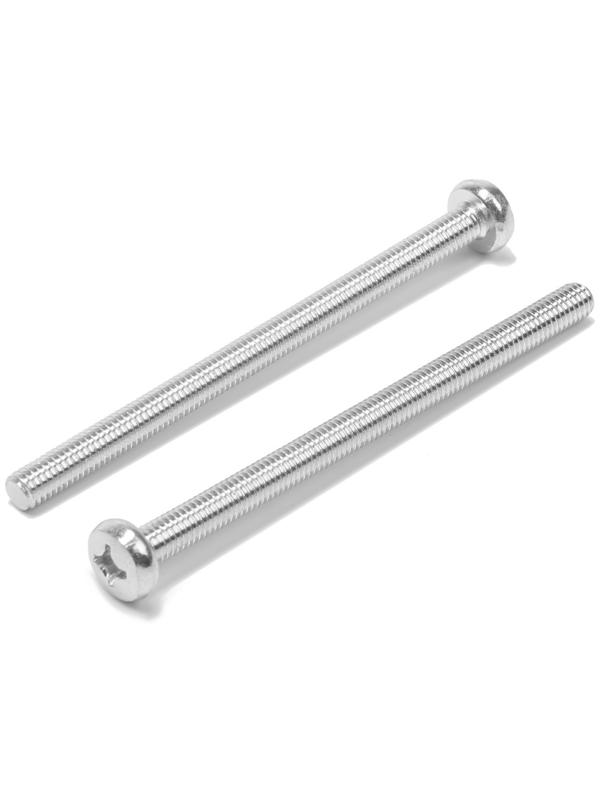 Винт, с полукруглой головкой, оцинкованный, DIN7985, М6х90 мм, 100 шт