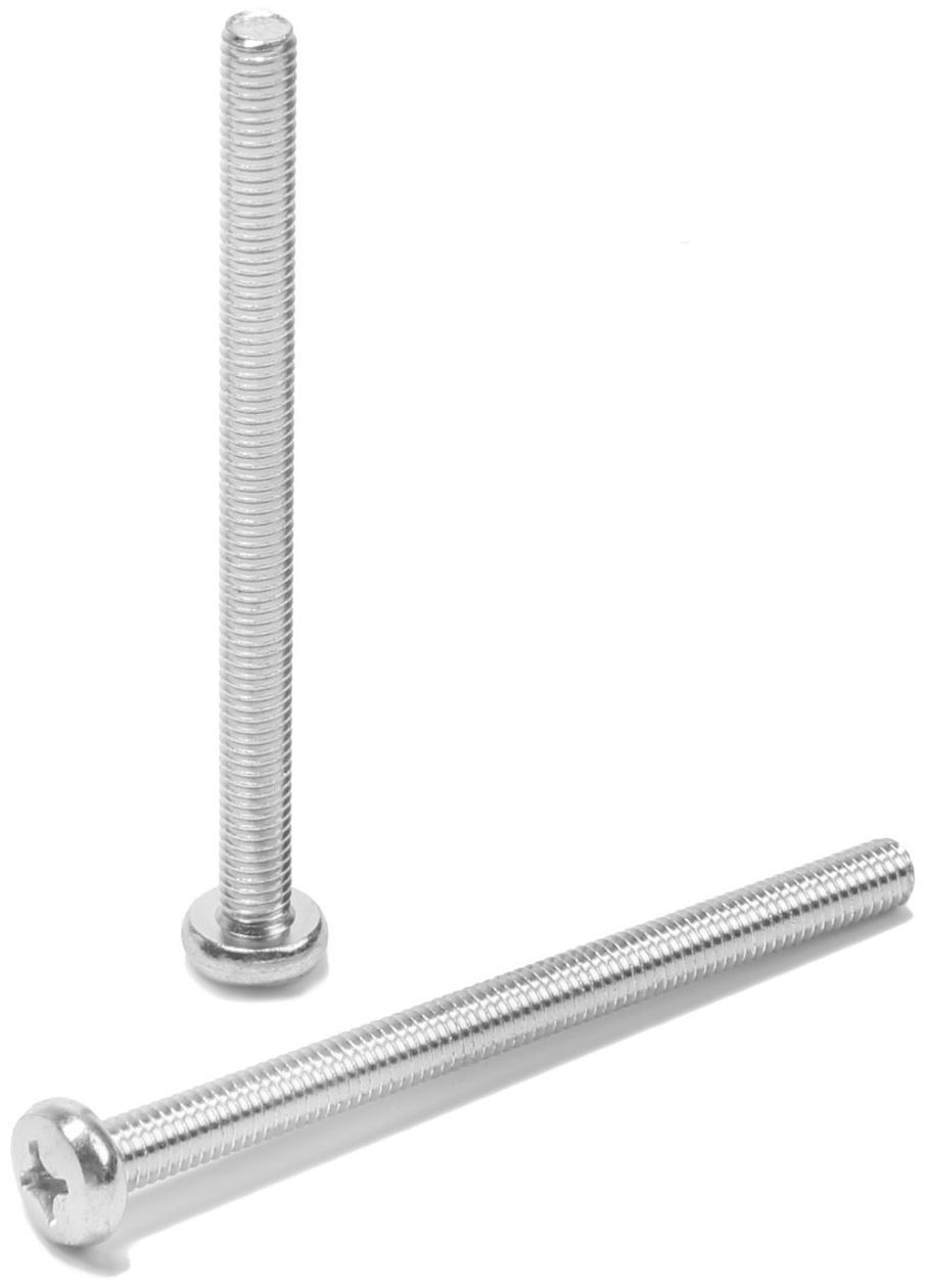 Винт, с полукруглой головкой, оцинкованный, DIN7985, М6х80 мм, 150 шт