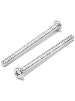 Винт, с полукруглой головкой, оцинкованный, DIN7985, М6х80 мм, 150 шт