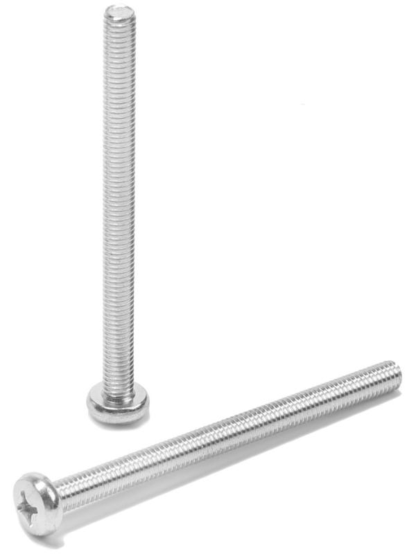 Винт, с полукруглой головкой, оцинкованный, DIN7985, М6х80 мм, 150 шт