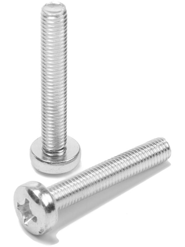 Винт, с полукруглой головкой, оцинкованный, DIN7985, М8х50 мм, 100 шт