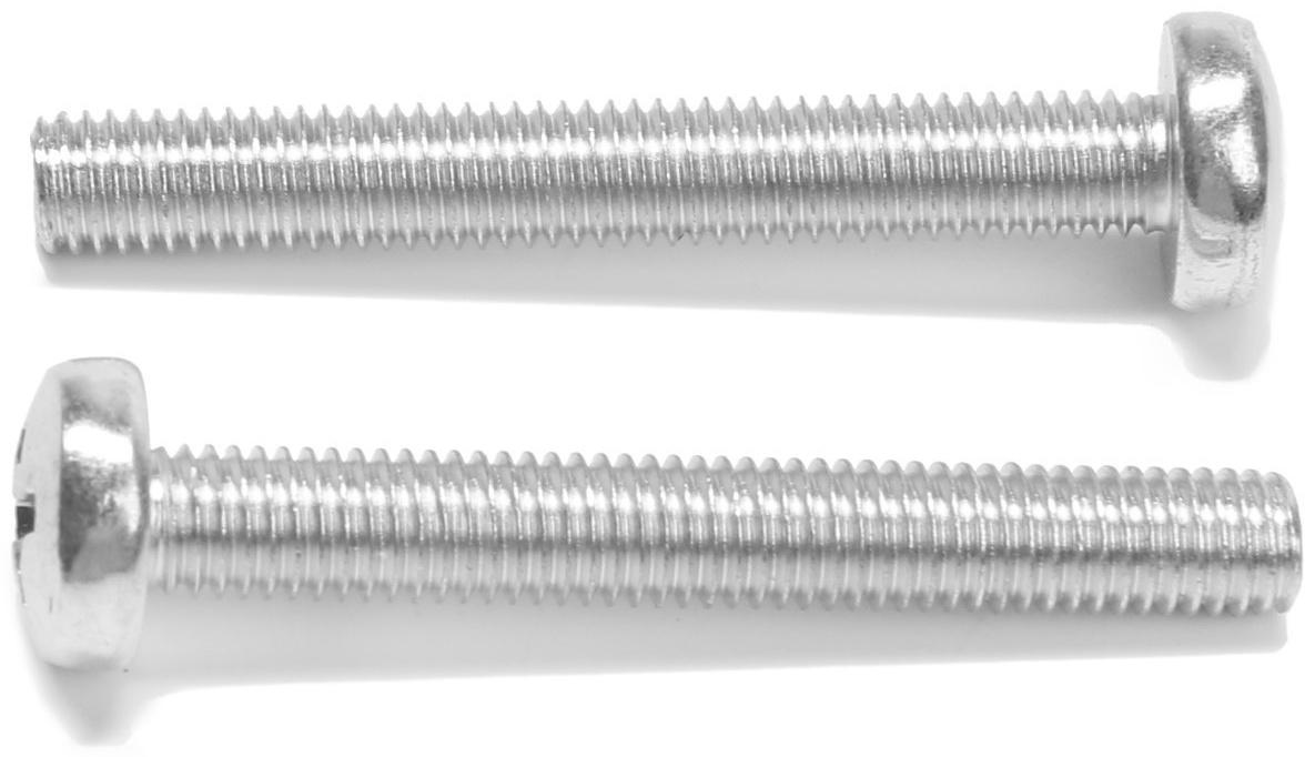 Винт, с полукруглой головкой, оцинкованный, DIN7985, М8х60 мм, 100 шт