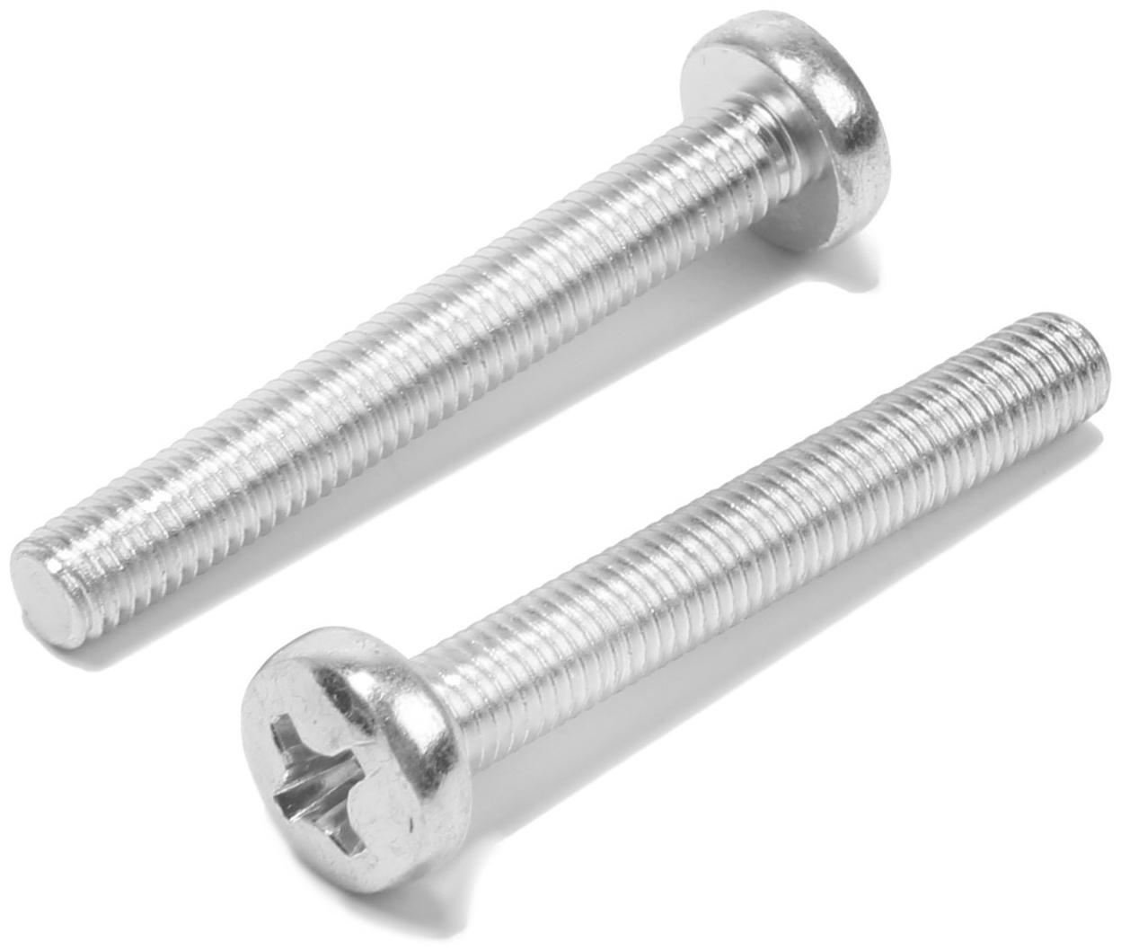 Винт, с полукруглой головкой, оцинкованный, DIN7985, М8х60 мм, 100 шт